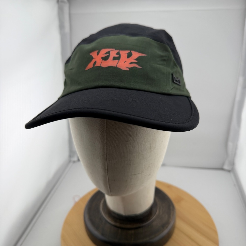 Melin Pace Hydro Performance Hat Black Green Orange Graphic Made in California